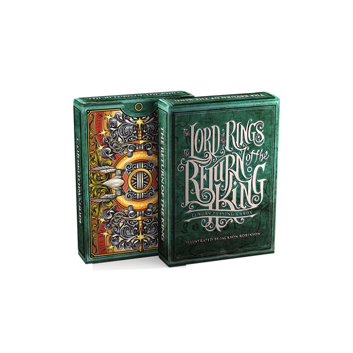 The Lord of the Rings - Return of the King Playing Cards by Kings Wild Project(Green)