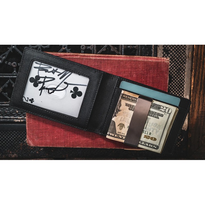 FPS Wallet True Black Leather (Gimmicks and Online Instructions) by Magic Firm