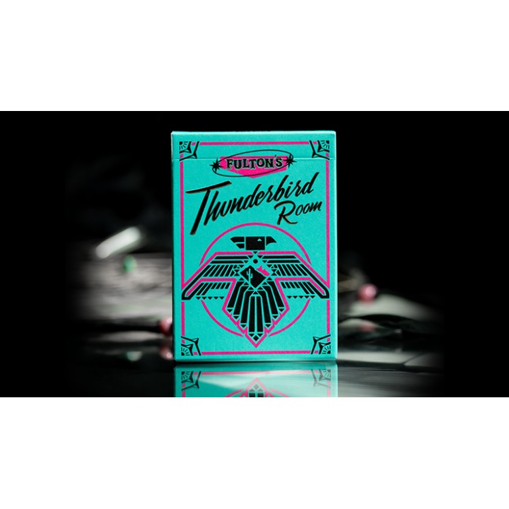 FULTON'S THUNDERBIRD ROOM TURQUOISE EDITION PLAYING CARDS
