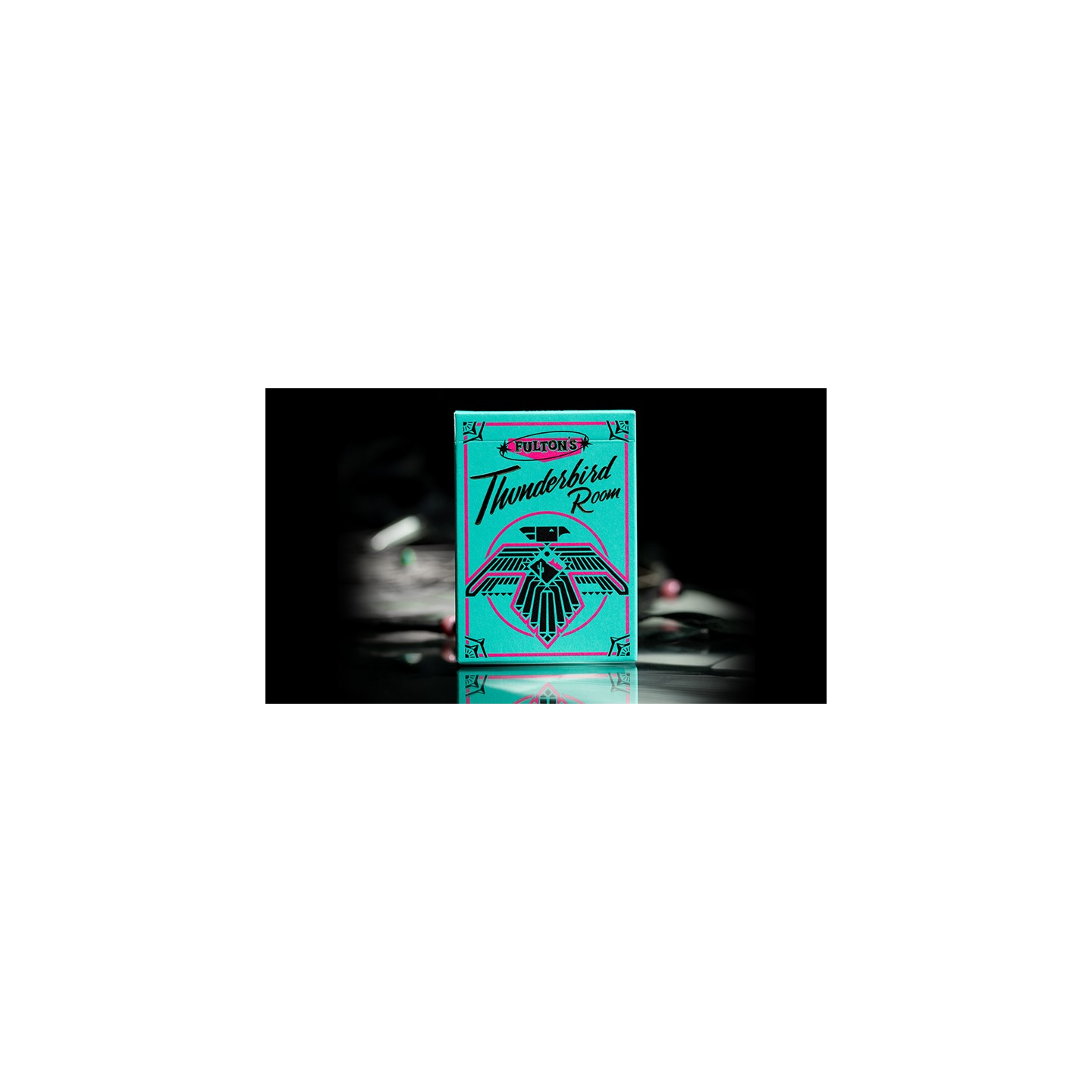 FULTON'S THUNDERBIRD ROOM TURQUOISE EDITION PLAYING CARDS