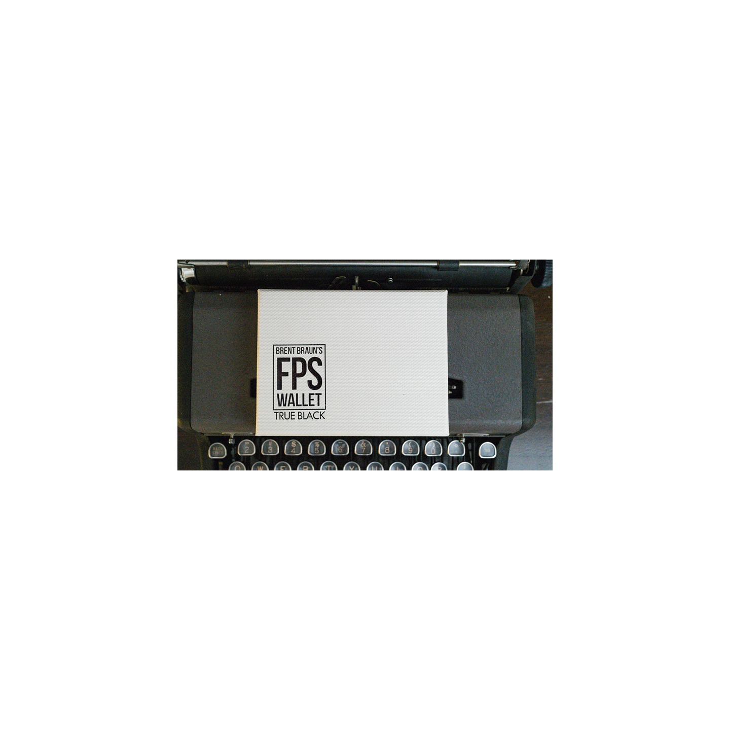 FPS Wallet True Black Leather (Gimmicks and Online Instructions) by Magic Firm