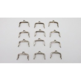 Purse Frames (Silver, 12 in one pack) Goshman