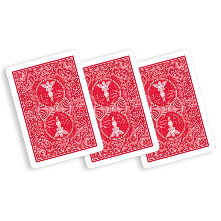 Bicycle Playing Cards 809 Mandolin Red by USPCC