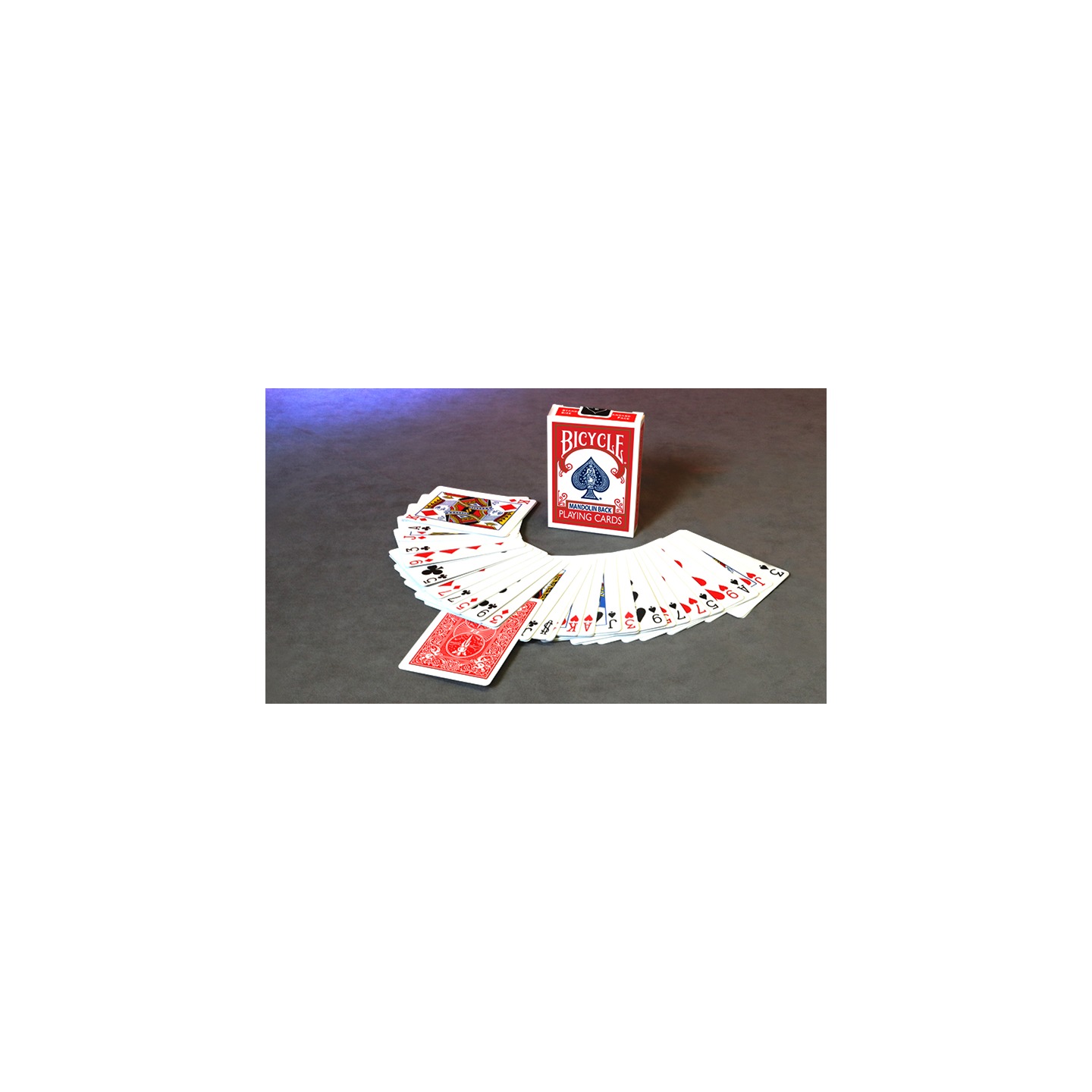 Invisible Deck Bicycle Mandolin (Red)