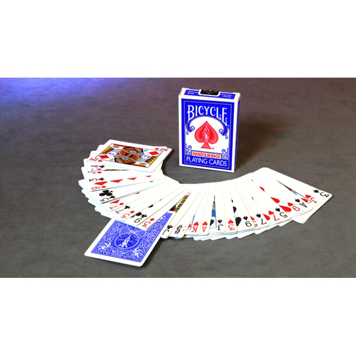 Invisible Deck Bicycle Mandolin (Blue)