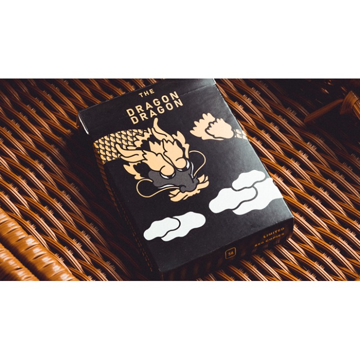 The Dragon (Black Gilded) Playing Cards
