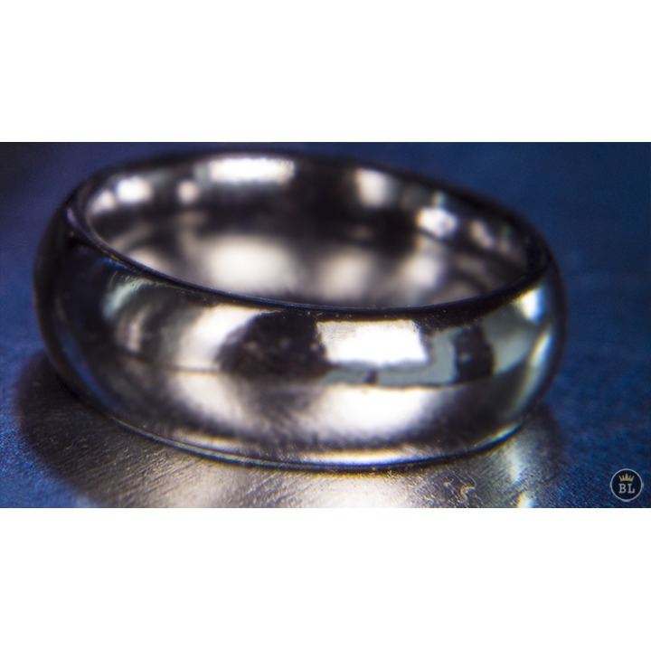 Ash and Ember Silver Curved Size 13 (2 Rings) by Zach Heath