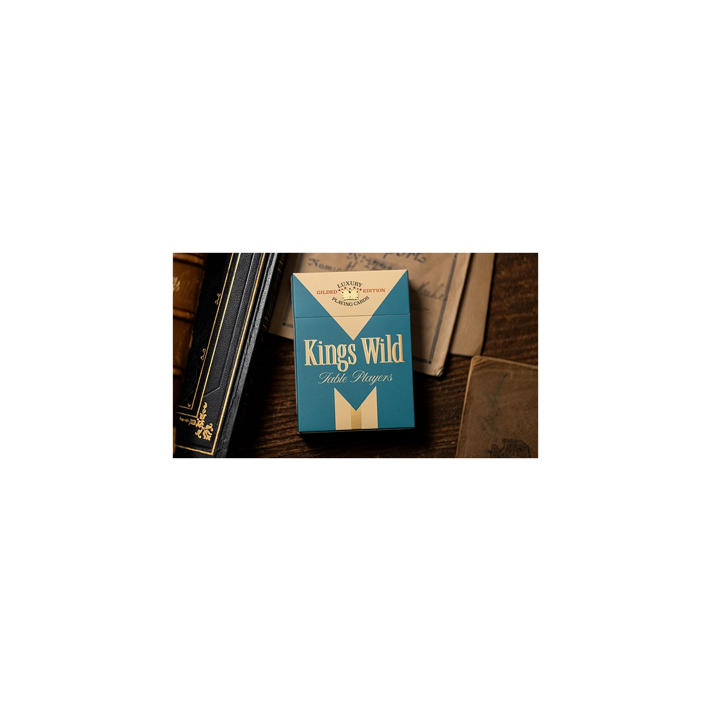 Gilded No.13 Table Players Vol.42 Playing Cards by Kings Wild Project