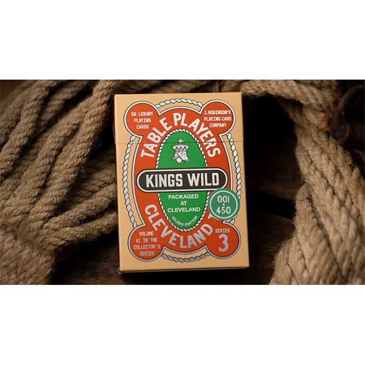 Gilded No.13 Table Players Vol.41 Playing Cards by Kings Wild Project