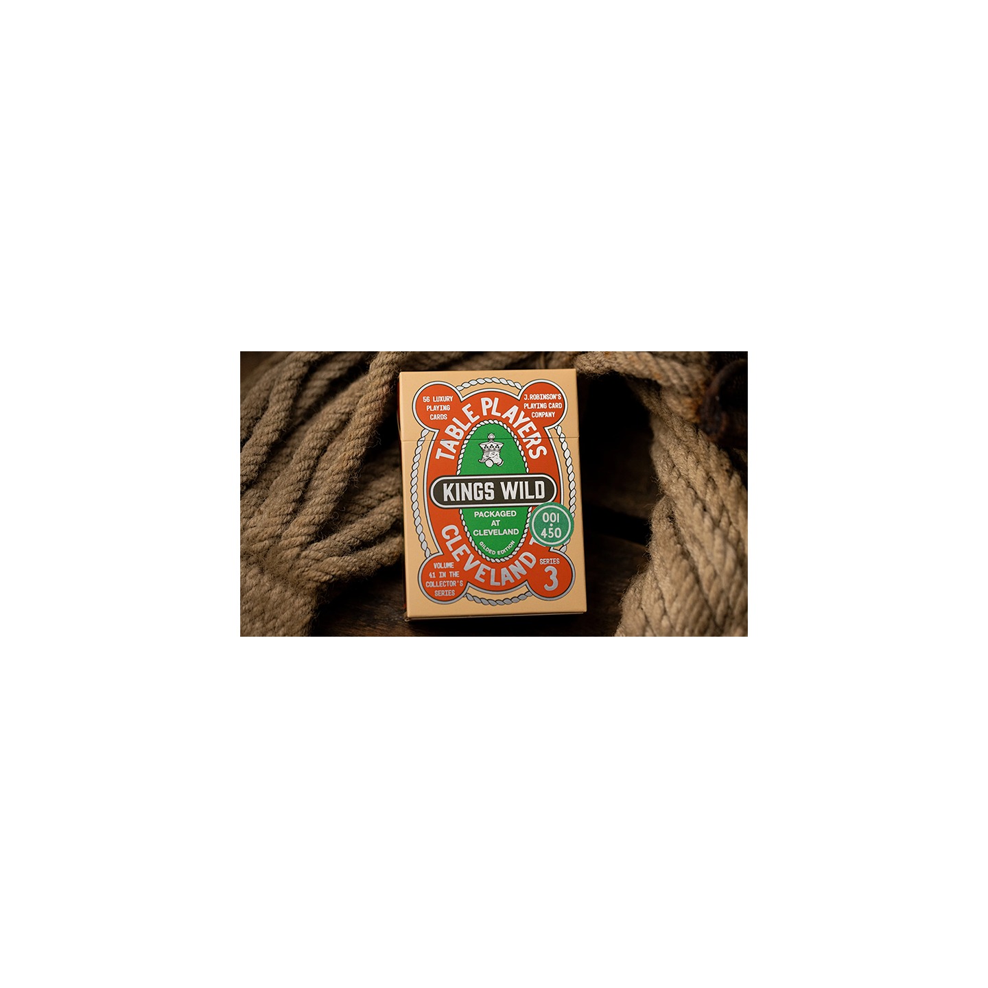 Gilded No.13 Table Players Vol.41 Playing Cards by Kings Wild Project