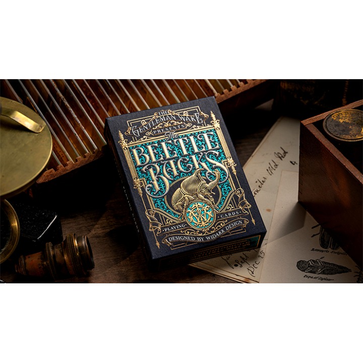 The Beetle Backs (Cobalt Edition) Playing Cards