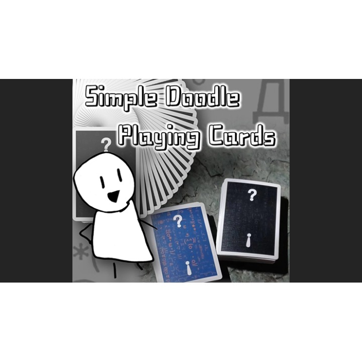 Simple Doodle (Color) Playing Cards by Bacon Playing Card