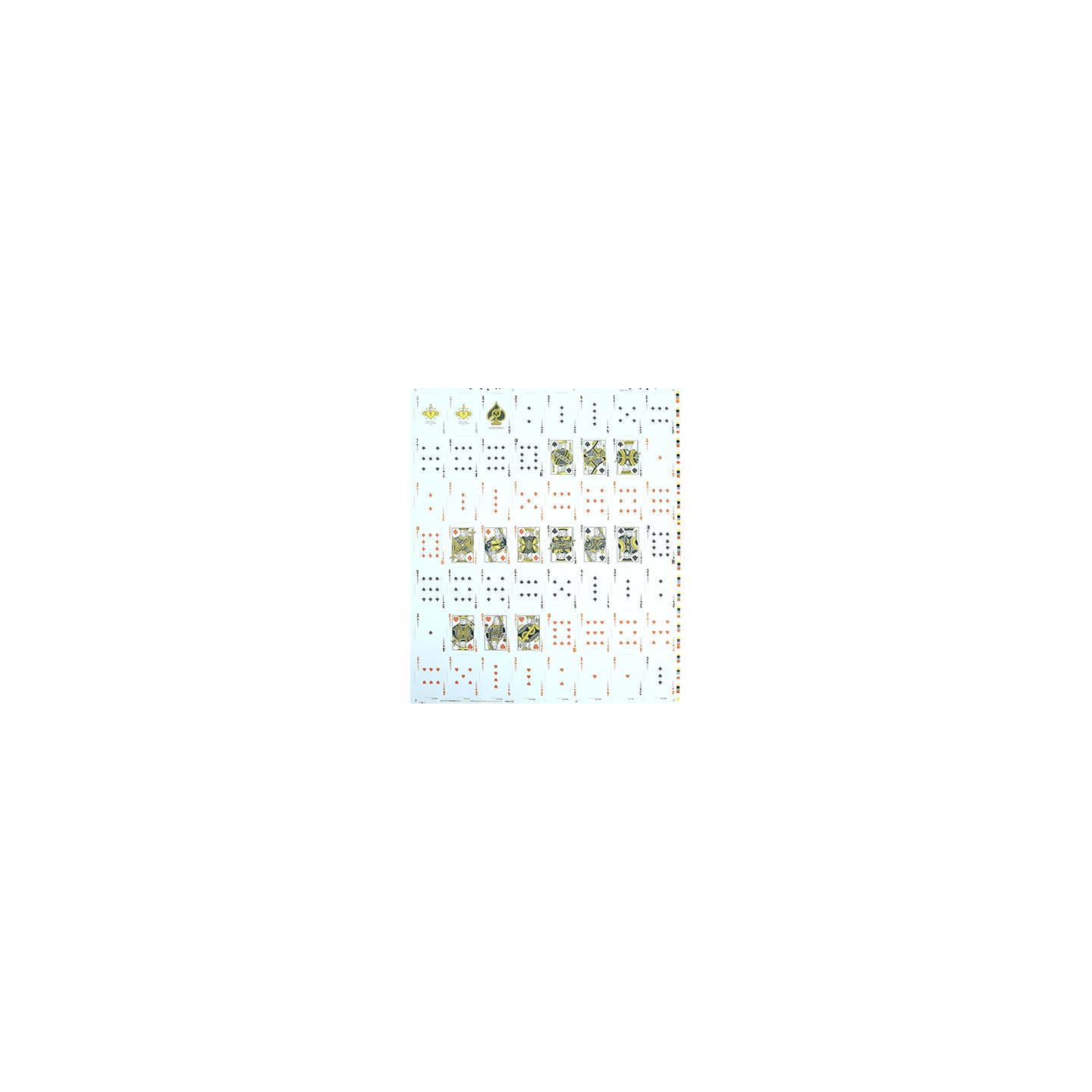Run Playing Cards: Bankroll Edition (Uncut Sheet)