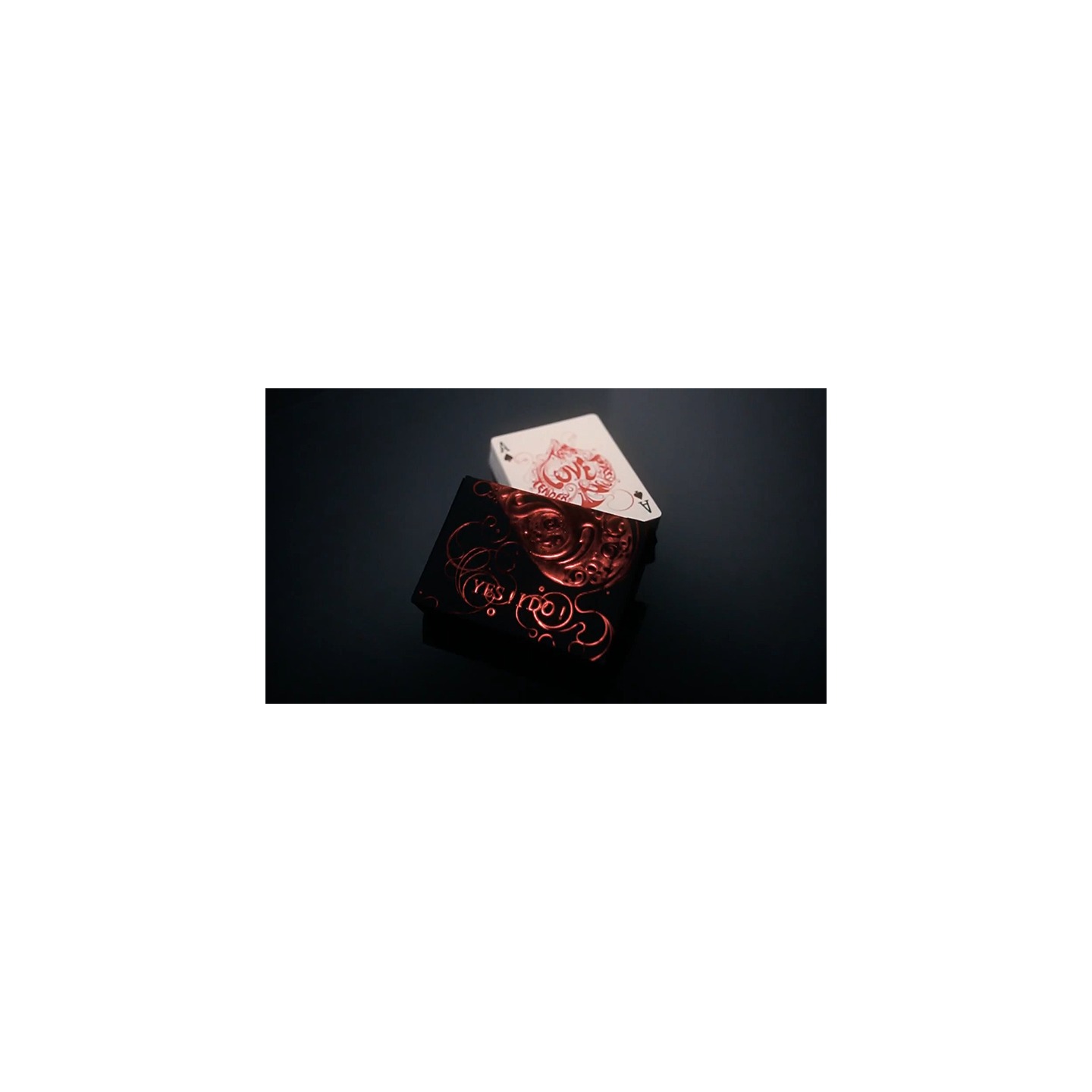 Love Promise of Vow (Red) Playing Cards by The Bocopo Playing Card Company