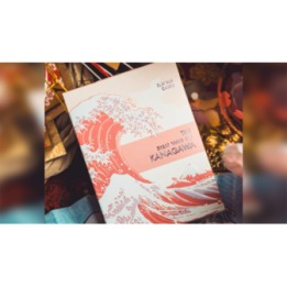 The Great Wave off Kanagawa V3 (Autumn Maple / Peachy Pink) Playing Cards