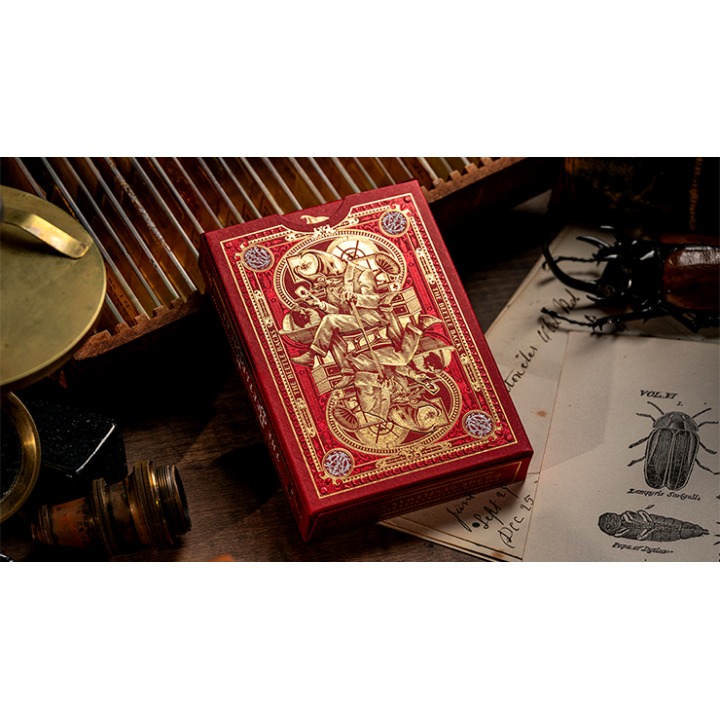 The Beetle Backs (Crimson Edition) Playing Cards