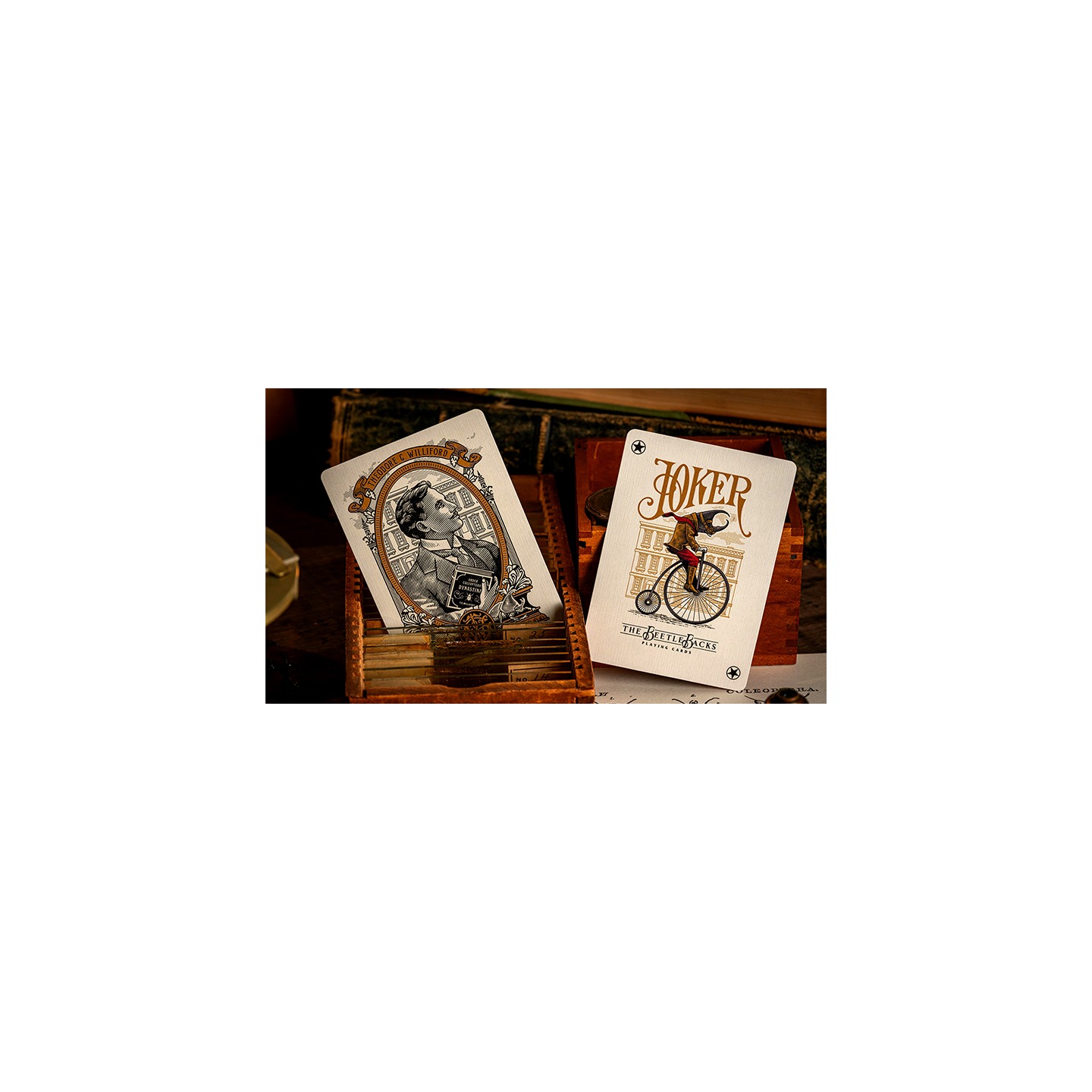 The Beetle Backs (Cobalt Edition) Playing Cards