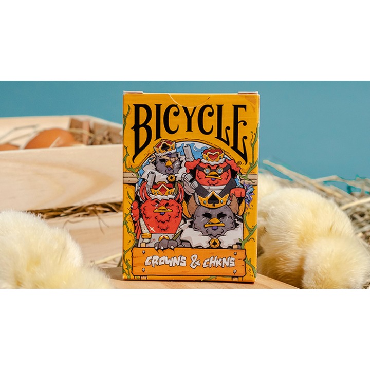 BICYCLE CHKNS & CROWNS PLAYING CARDS