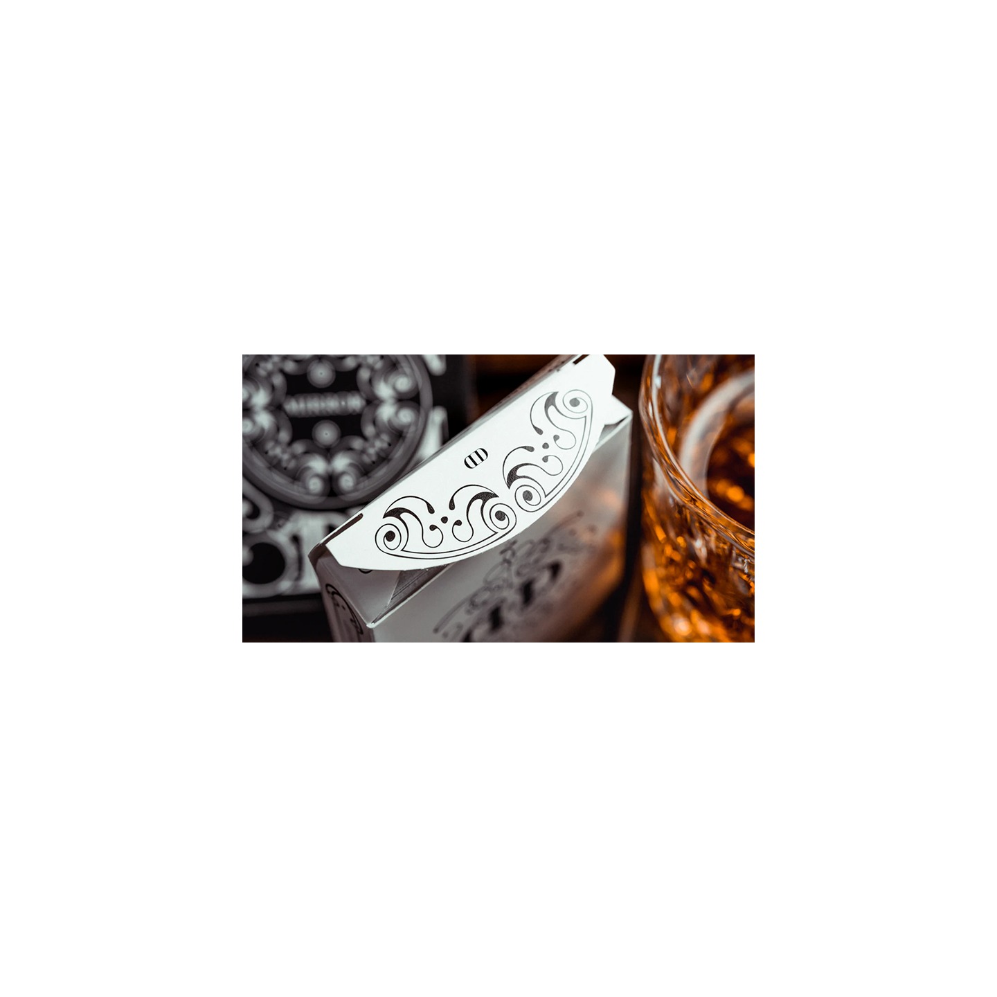 Smoke & Mirror (Smoke-White) Deluxe Limited Edition Playing Cards by Dan & Dave