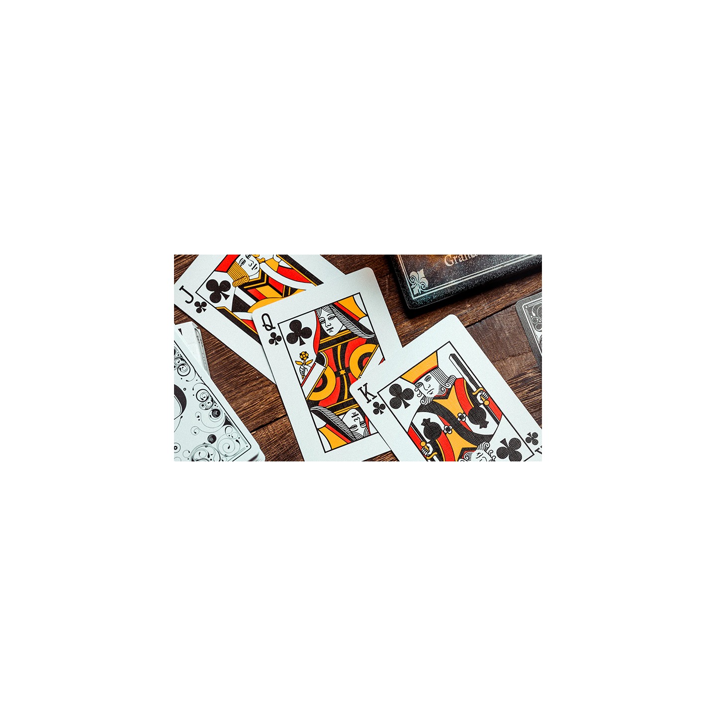 Smoke & Mirror (Smoke-White) Deluxe Limited Edition Playing Cards by Dan & Dave