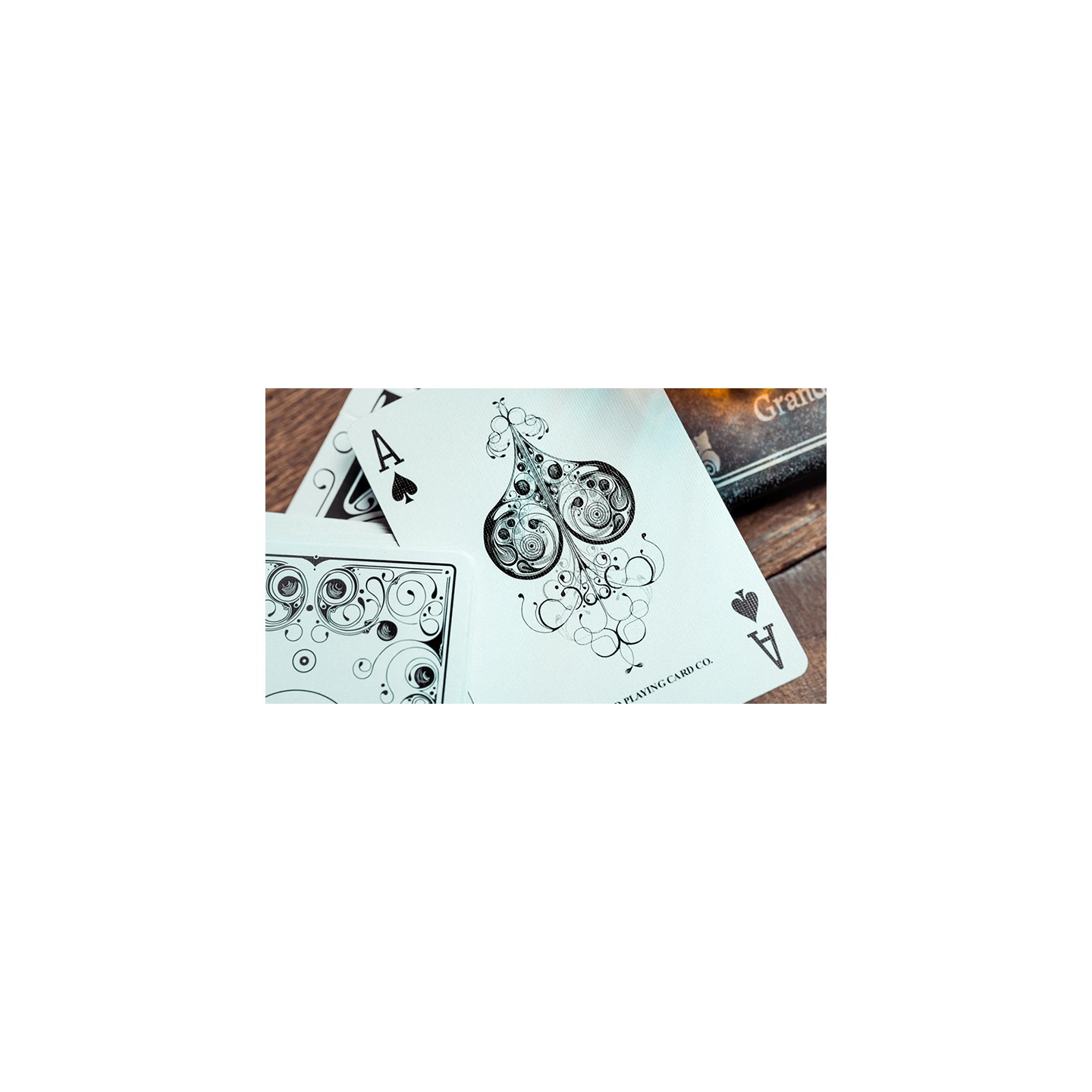 Smoke & Mirror (Smoke-White) Deluxe Limited Edition Playing Cards by Dan & Dave