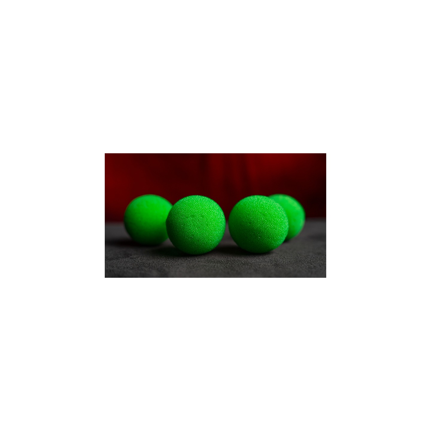 Magic Sponge Balls 4PK GREEN 1.5" by Murphy's Magic