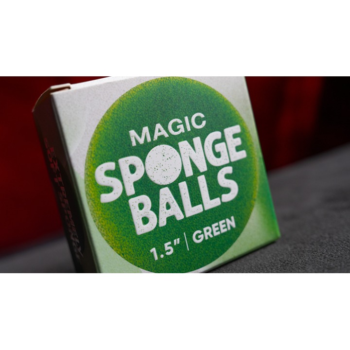 Magic Sponge Balls 4PK GREEN 1.5" by Murphy's Magic