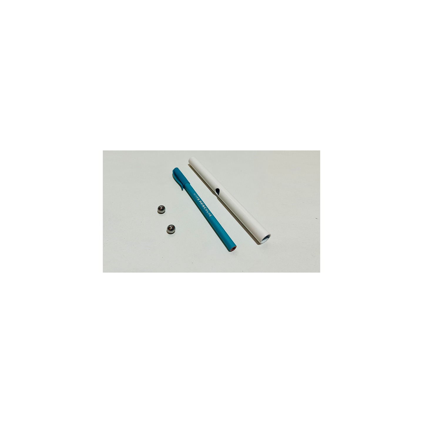 Steel Ball Through Pen by The Essel Magic