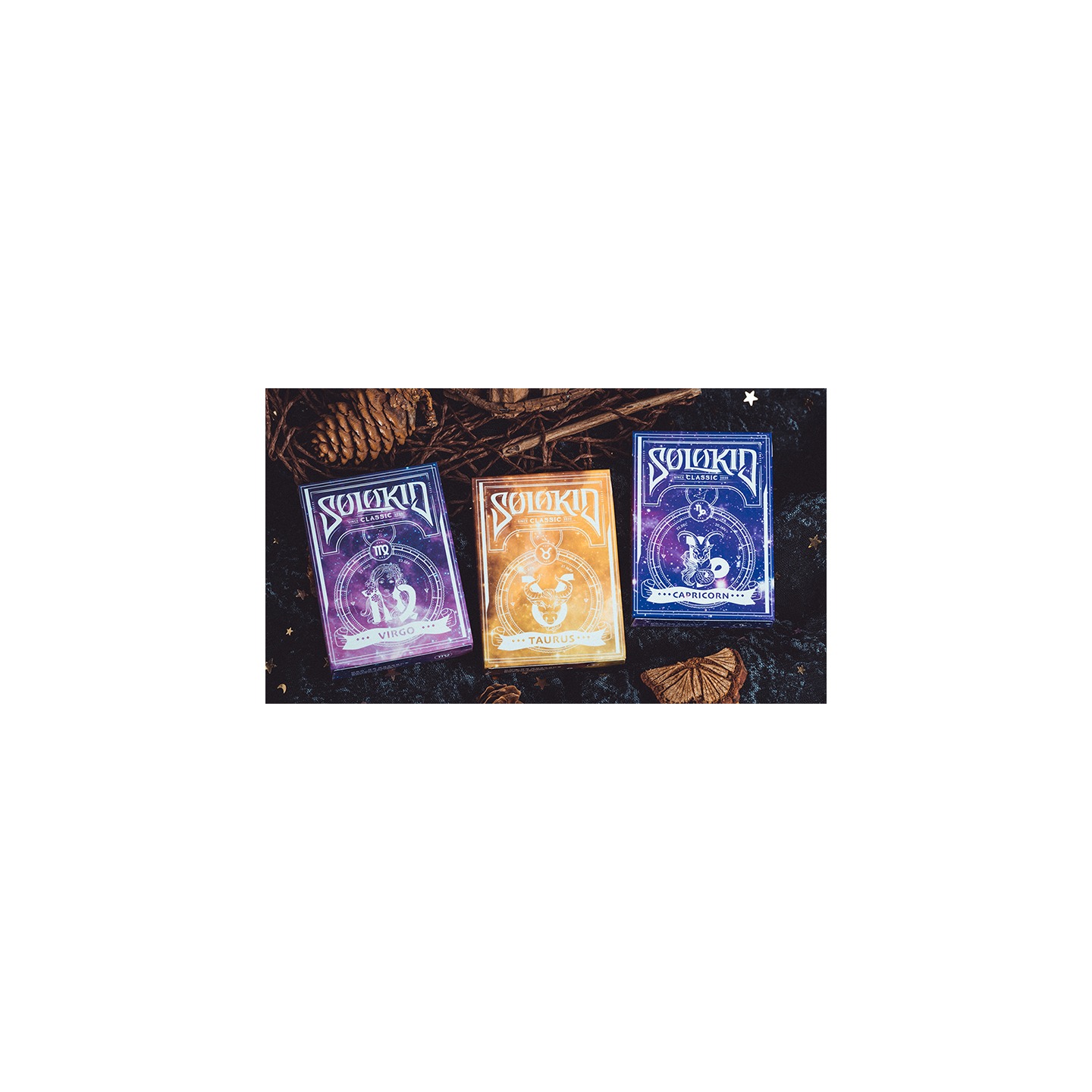 Solokid Constellation Series V2 (Capricorn) Playing Cards by Solokid Playing Card Co.
