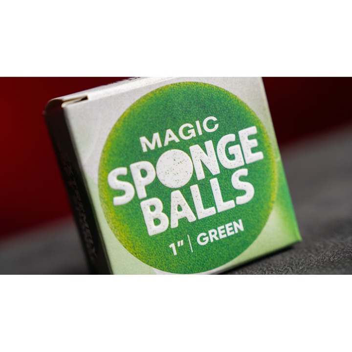 Magic Sponge Balls 4PK GREEN 1" by Murphy's Magic
