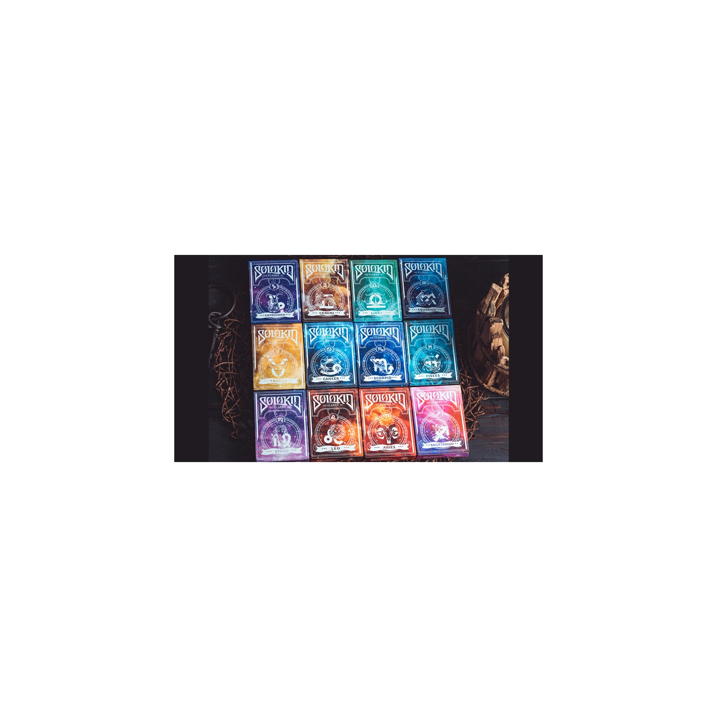 Solokid Constellation Series V2 (Capricorn) Playing Cards by Solokid Playing Card Co.