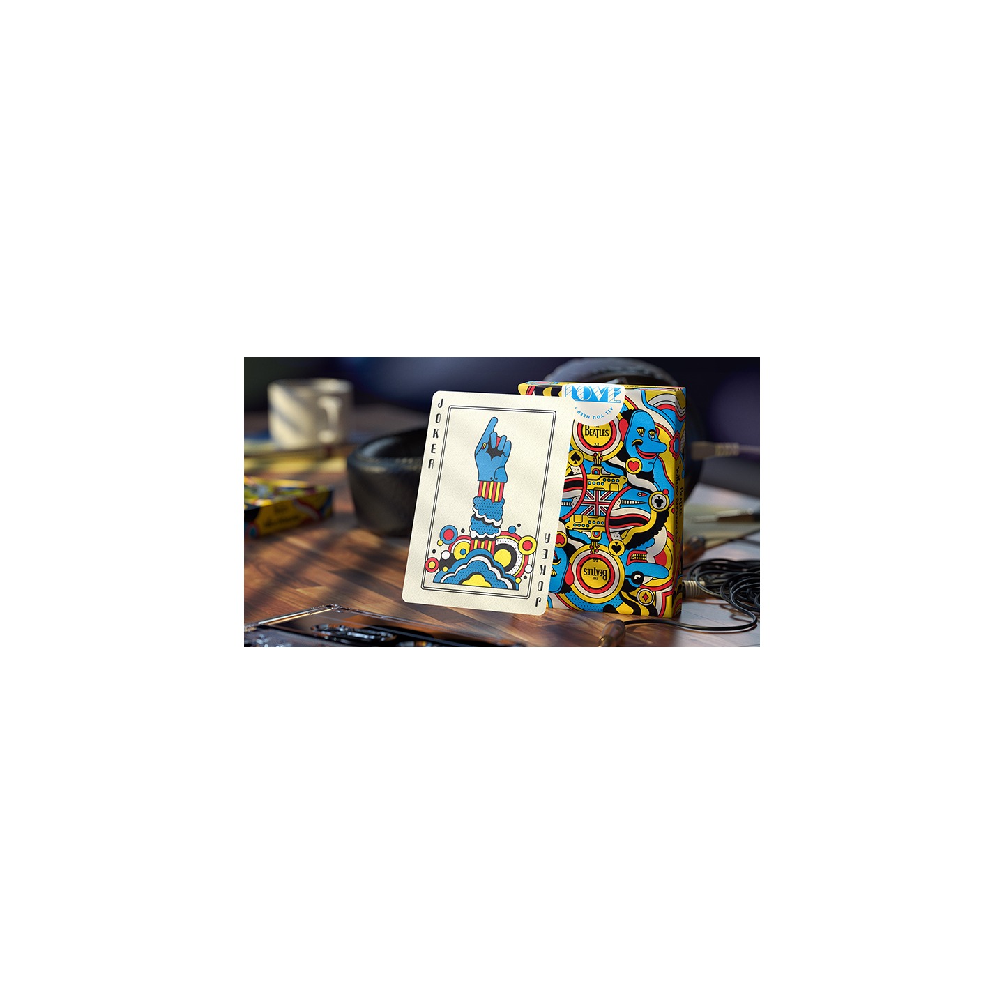 The Beatles (Yellow Submarine) Playing Cards by theory11