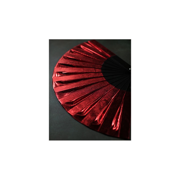 Appearing SnowStorming Fan V2 (Liquid Red) by Victor Voitko (Gimmick and Online Instructions)