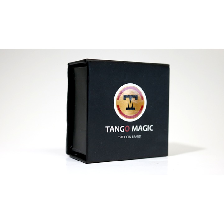 Replica Golden Morgan Hopping Half (Gimmicks and Online Instructions) by Tango Magic