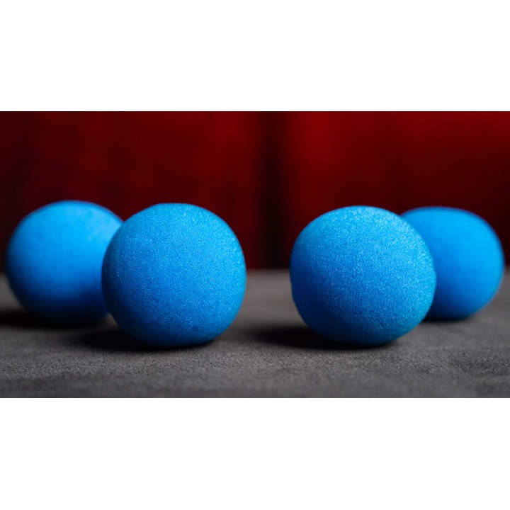 Magic Sponge Balls 4PK BLUE 1.5" by Murphy's Magic