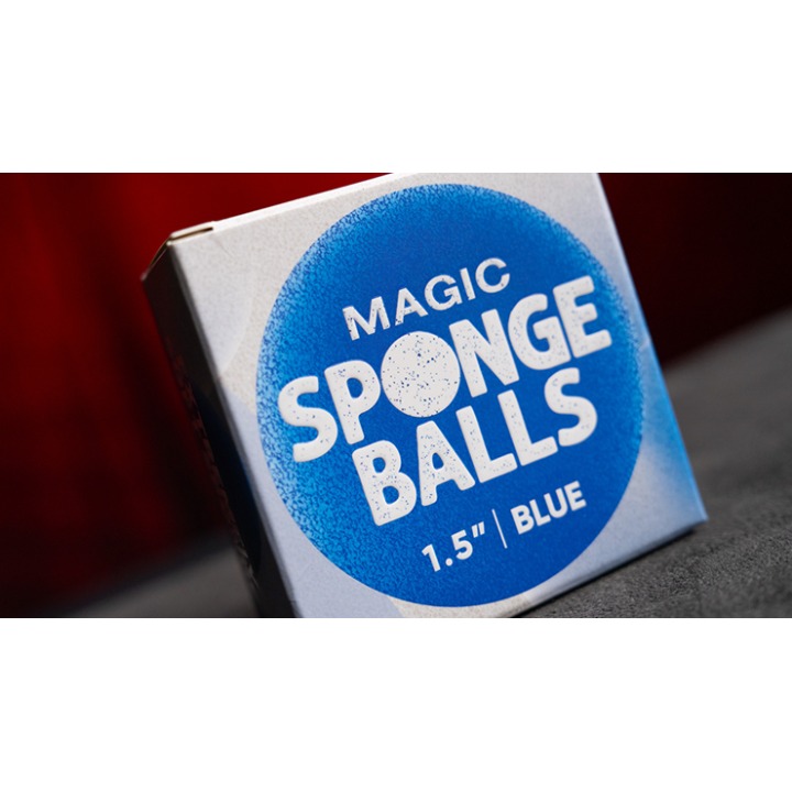 Magic Sponge Balls 4PK BLUE 1.5" by Murphy's Magic