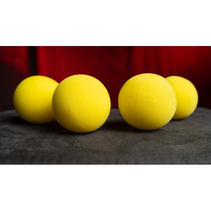 Magic Sponge Balls 4PK YELLOW 3" by Murphy's Magic