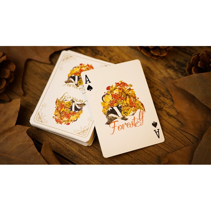 Forest elf Badger Playing Cards