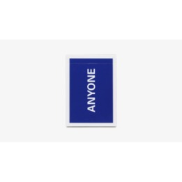 Cap Logo (Navy) ANYONE Playing Cards