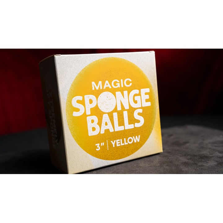Magic Sponge Balls 4PK YELLOW 3" by Murphy's Magic