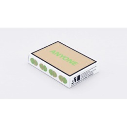 Beige/Green Cap Logo ANYONE Playing Cards