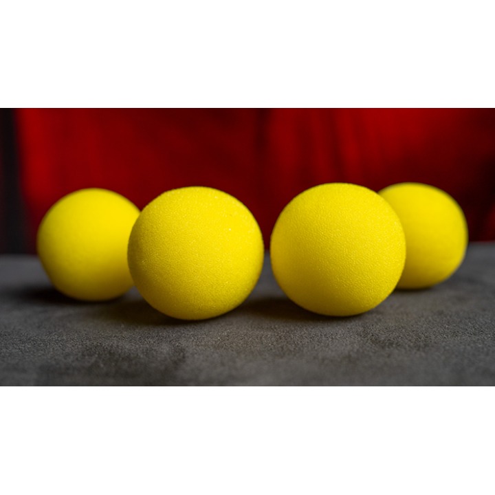 Magic Sponge Balls 4PK YELLOW 2" by Murphy's Magic