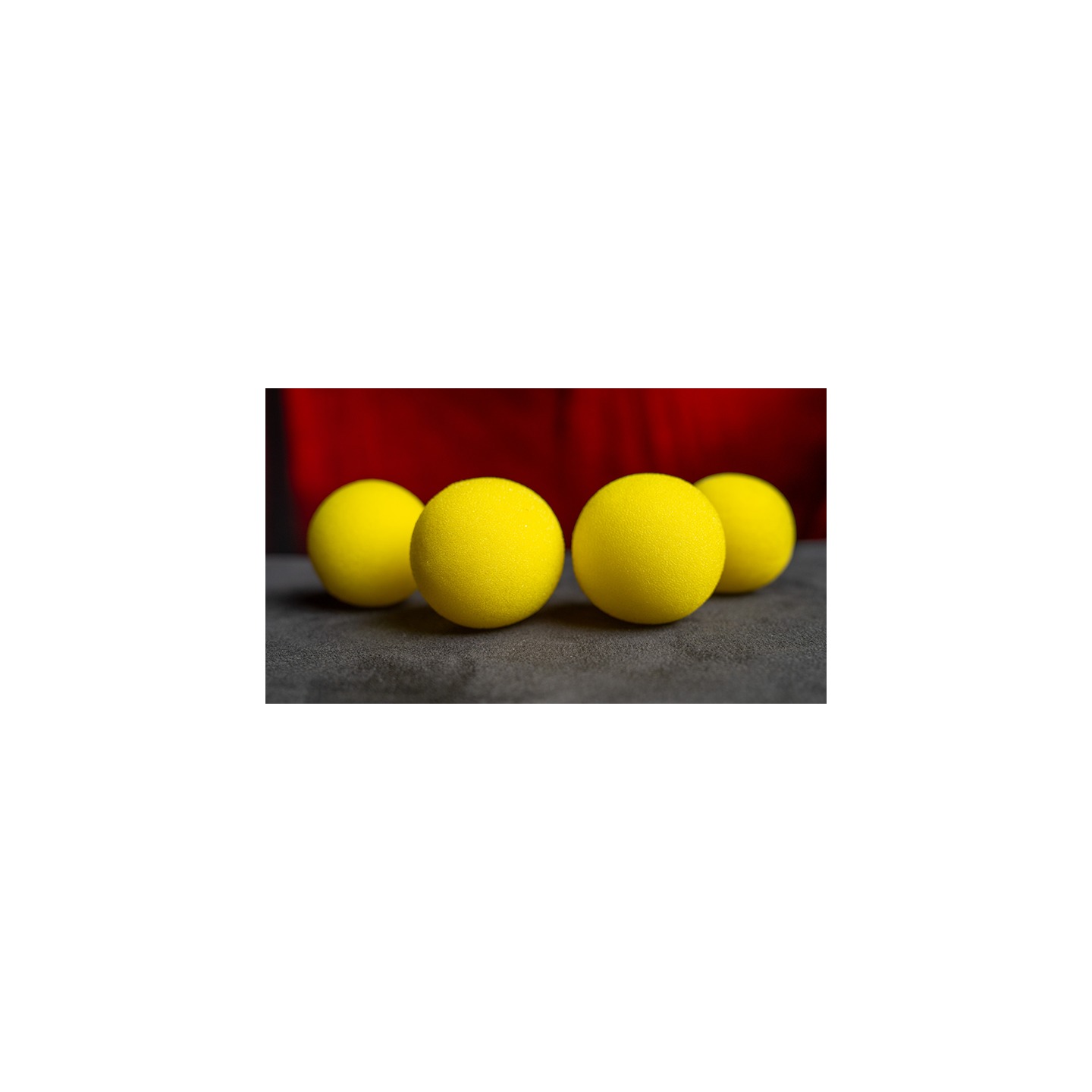 Magic Sponge Balls 4PK YELLOW 2" by Murphy's Magic