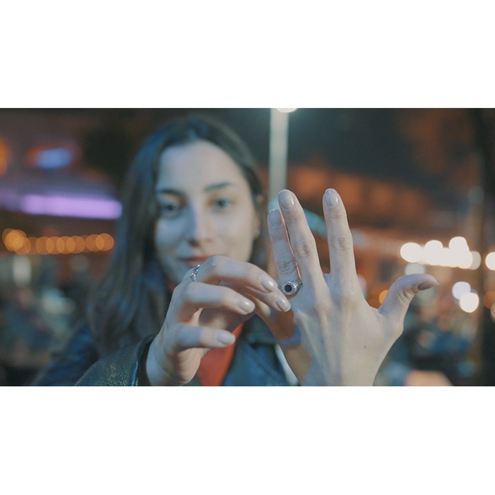 CYCLIC RING (Black Gimmick and Online Instructions) by Rodrigo Romano