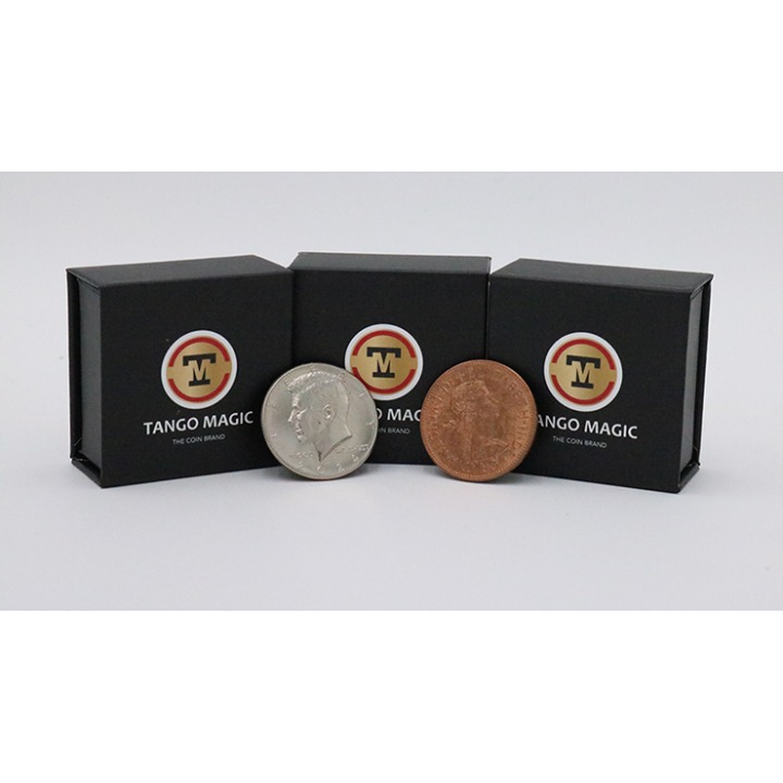 Super Scotch and Soda (US Half Dollar and English Penny) by Tango Magic