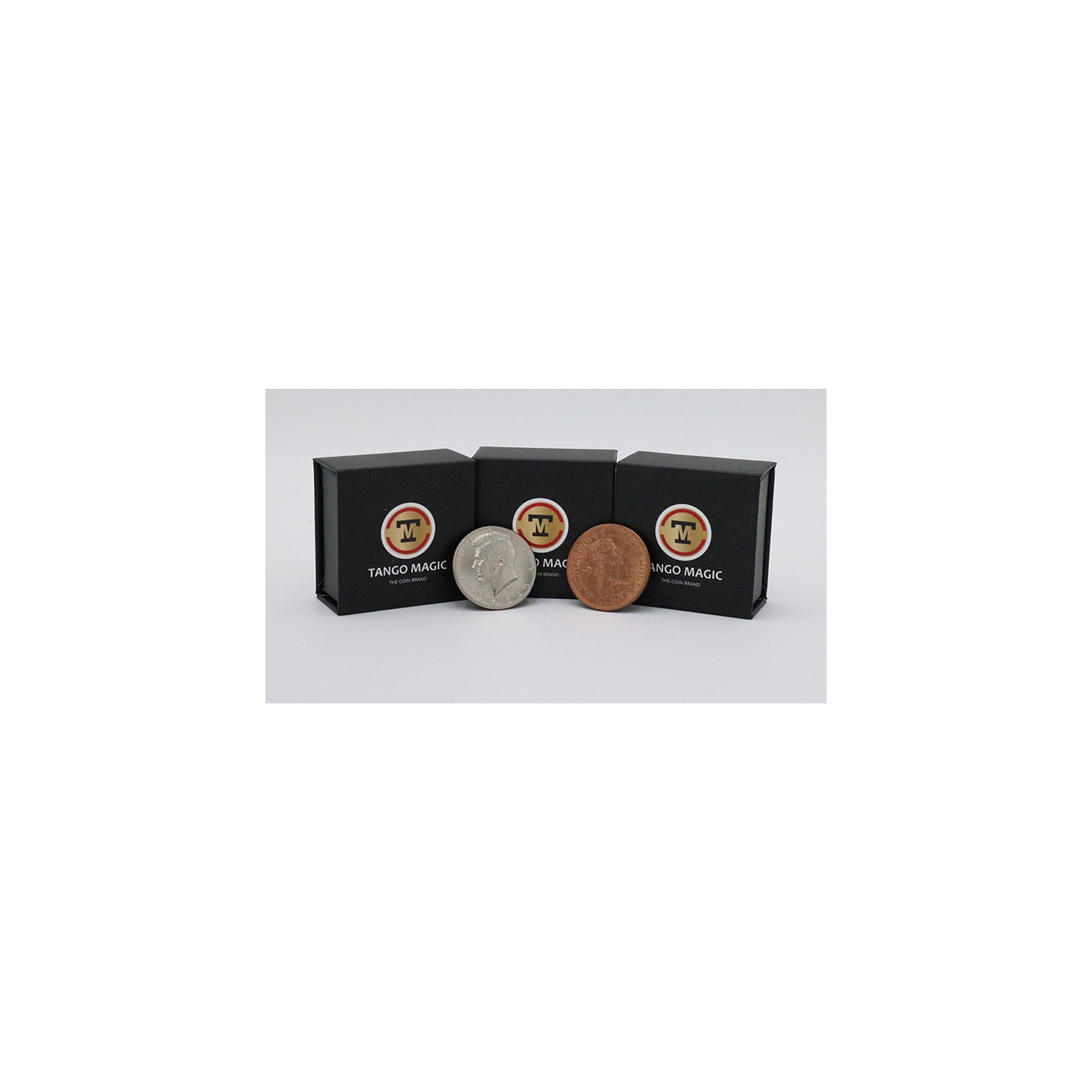 Super Scotch and Soda (US Half Dollar and English Penny) by Tango Magic