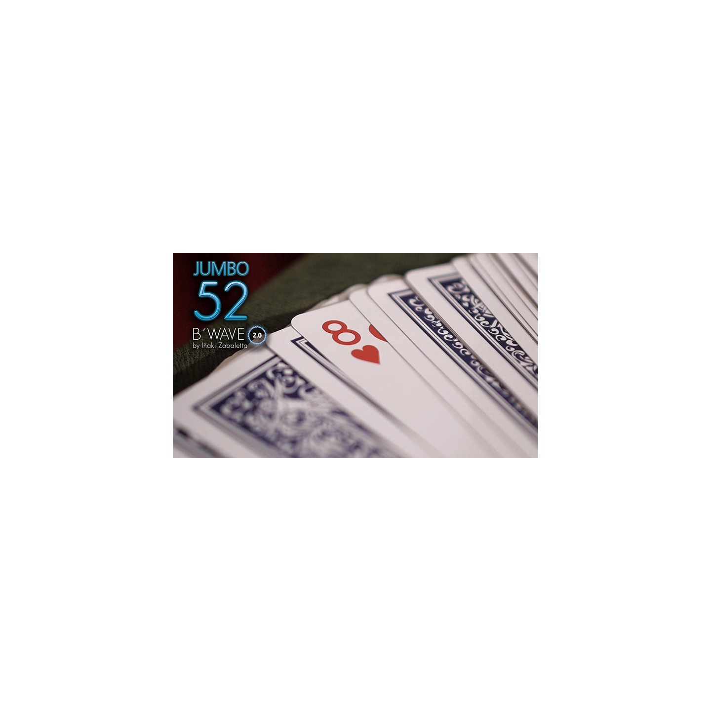 52 B Wave Jumbo 2.0 (Gimmicks and Online Instructions) by Vernet Magic