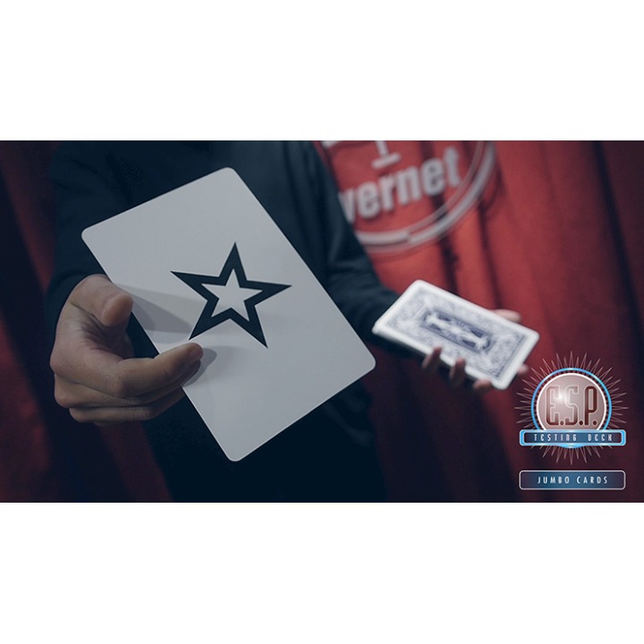 E.S.P. Jumbo Testing Cards (Gimmicks and Online Instructions) by Vernet Magic
