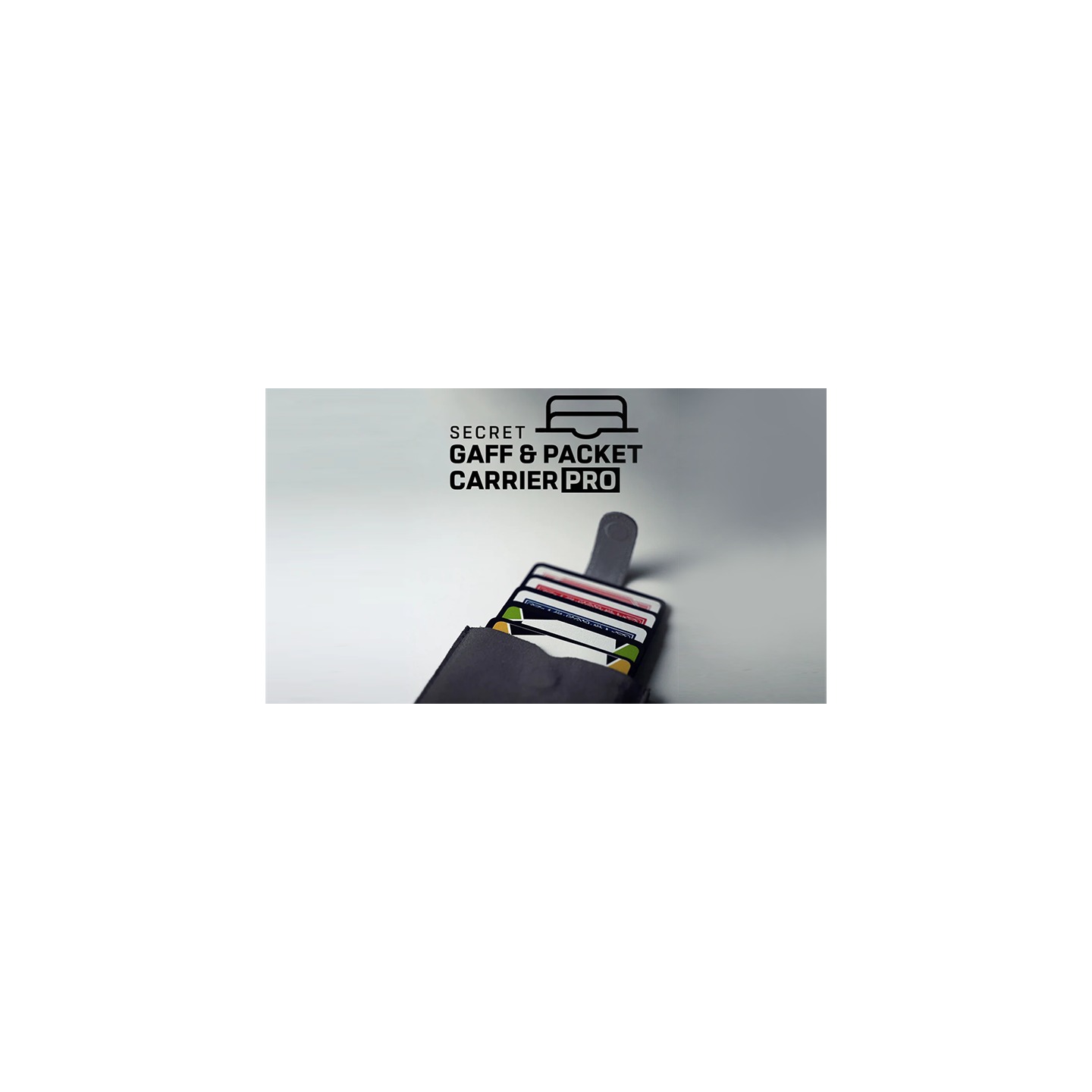 SECRET GAFF AND PACKET CARRIER PRO (Black Leather)