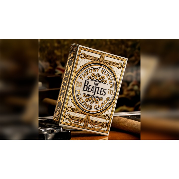 The Beatles Special Edition (White) Playing Cards by theory11